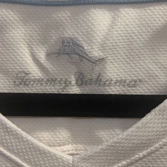 ✨Tommy Bahama Tropicool Paradise V-Neck Sz XL White T-Shirt✨ - Picture 8 of 9